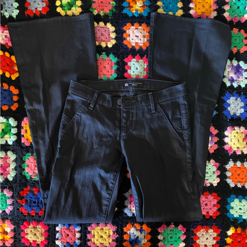 Y2K Rock Revival Flared Jeans Grunge